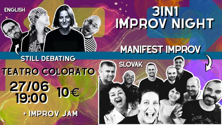 3 IN 1 IMPROV NIGHT & JAM